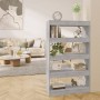 Concrete gray engineered wood shelf/divider 80x30x135 cm by vidaXL, Bookcases and shelves - Ref: Foro24-811713, Price: 57,49 ...