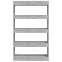 Concrete gray engineered wood shelf/divider 80x30x135 cm by vidaXL, Bookcases and shelves - Ref: Foro24-811713, Price: 57,49 ...