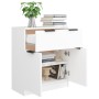 Weißes Sperrholz-Sideboard 60x30x70 cm von vidaXL, Sideboards - Ref: Foro24-811088, Preis: 80,84 €, Rabatt: %