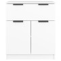 Weißes Sperrholz-Sideboard 60x30x70 cm von vidaXL, Sideboards - Ref: Foro24-811088, Preis: 76,91 €, Rabatt: %