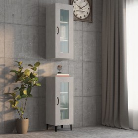 Concrete gray hanging wall cabinet 34.5x34x90 cm by vidaXL, Sideboards - Ref: Foro24-812460, Price: 58,99 €, Discount: %