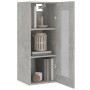 Betongrauer Hängewandschrank 34,5x34x90 cm von vidaXL, Sideboards - Ref: Foro24-812460, Preis: 58,41 €, Rabatt: %