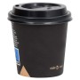 Vasos de papel para café con tapas 1000 uds negro 120 ml de vidaXL, Vasos desechables - Ref: Foro24-51596, Precio: 58,18 €, D...