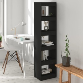 Black book shelf/space divider 40x30x166 cm by vidaXL, Bookcases and shelves - Ref: Foro24-811629, Price: 71,23 €, Discount: %