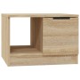 Mesa de centro madera de ingeniería roble Sonoma 50x50x36 cm de vidaXL, Mesas de centro - Ref: Foro24-811343, Precio: 53,63 €...