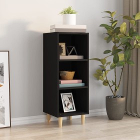 Black plywood sideboard 34.5x32.5x90 cm by vidaXL, Sideboards - Ref: Foro24-812376, Price: 40,99 €, Discount: %