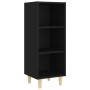 Black plywood sideboard 34.5x32.5x90 cm by vidaXL, Sideboards - Ref: Foro24-812376, Price: 40,85 €, Discount: %