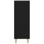 Aparador de madera contrachapada negro 34,5x32,5x90 cm de vidaXL, Aparadores - Ref: Foro24-812376, Precio: 40,85 €, Descuento: %