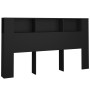 Mueble cabecero negro 180x18,5x104,5 cm de vidaXL, Cabeceros y pies de cama - Ref: Foro24-811944, Precio: 76,65 €, Descuento: %