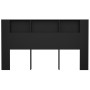 Mueble cabecero negro 180x18,5x104,5 cm de vidaXL, Cabeceros y pies de cama - Ref: Foro24-811944, Precio: 76,65 €, Descuento: %