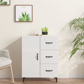 Bright white plywood sideboard 69.5x34x90 cm by vidaXL, Sideboards - Ref: Foro24-812183, Price: 76,99 €, Discount: %