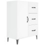 Bright white plywood sideboard 69.5x34x90 cm by vidaXL, Sideboards - Ref: Foro24-812183, Price: 76,96 €, Discount: %