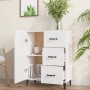 Bright white plywood sideboard 69.5x34x90 cm by vidaXL, Sideboards - Ref: Foro24-812183, Price: 76,96 €, Discount: %