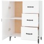 Bright white plywood sideboard 69.5x34x90 cm by vidaXL, Sideboards - Ref: Foro24-812183, Price: 76,96 €, Discount: %