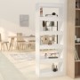 Engineered wood white shelf/divider 60x30x166 cm by vidaXL, Bookcases and shelves - Ref: Foro24-811673, Price: 72,02 €, Disco...