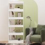 Engineered wood white shelf/divider 60x30x166 cm by vidaXL, Bookcases and shelves - Ref: Foro24-811673, Price: 72,02 €, Disco...