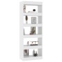 Engineered wood white shelf/divider 60x30x166 cm by vidaXL, Bookcases and shelves - Ref: Foro24-811673, Price: 72,02 €, Disco...