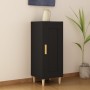 Aparador de madera contrachapada negro 34,5x34x90 cm de vidaXL, Aparadores - Ref: Foro24-812412, Precio: 59,50 €, Descuento: %