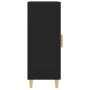 Aparador de madera contrachapada negro 34,5x34x90 cm de vidaXL, Aparadores - Ref: Foro24-812412, Precio: 59,50 €, Descuento: %