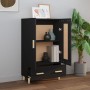 Aparador de madera de ingeniería negro 70x31x115 cm de vidaXL, Aparadores - Ref: Foro24-812565, Precio: 94,32 €, Descuento: %