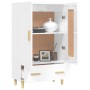 Aparador de madera contrachapada blanco brillante 70x31x115cm de vidaXL, Aparadores - Ref: Foro24-812570, Precio: 84,34 €, De...