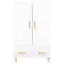 Aparador de madera contrachapada blanco brillante 70x31x115cm de vidaXL, Aparadores - Ref: Foro24-812570, Precio: 84,34 €, De...