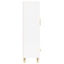 Aparador de madera contrachapada blanco brillante 70x31x115cm de vidaXL, Aparadores - Ref: Foro24-812570, Precio: 84,34 €, De...