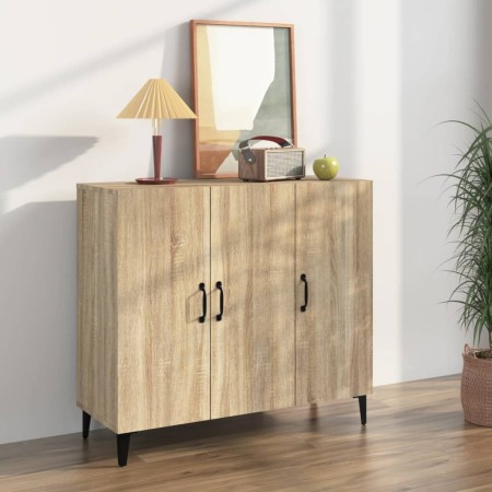 Sonoma Oak Engineered Wood Sideboard 90x34x80 cm by vidaXL, Sideboards - Ref: Foro24-812504, Price: 93,99 €, Discount: %