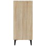 Aparador de madera de ingeniería roble Sonoma 90x34x80 cm de vidaXL, Aparadores - Ref: Foro24-812504, Precio: 93,62 €, Descue...