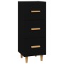 Black plywood sideboard 34.5x34x90 cm by vidaXL, Sideboards - Ref: Foro24-812340, Price: 74,99 €, Discount: %