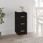 Sperrholz Anrichte schwarz 34,5x34x90 cm von vidaXL, Sideboards - Ref: Foro24-812340, Preis: 75,27 €, Rabatt: %