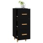 Sperrholz Anrichte schwarz 34,5x34x90 cm von vidaXL, Sideboards - Ref: Foro24-812340, Preis: 75,27 €, Rabatt: %