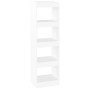 Estantería/divisor de espacios blanco 40x30x135 cm de vidaXL, Librerías y estanterías - Ref: Foro24-811619, Precio: 52,09 €, ...