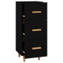 Black plywood sideboard 34.5x34x90 cm by vidaXL, Sideboards - Ref: Foro24-812340, Price: 74,99 €, Discount: %