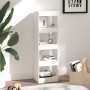 Estantería/divisor de espacios blanco 40x30x135 cm de vidaXL, Librerías y estanterías - Ref: Foro24-811619, Precio: 52,09 €, ...