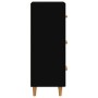 Black plywood sideboard 34.5x34x90 cm by vidaXL, Sideboards - Ref: Foro24-812340, Price: 74,99 €, Discount: %