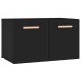 Black engineered wood wall cabinet 60x36.5x35 cm by vidaXL, Lockers and storage cabinets - Ref: Foro24-812907, Price: 34,99 €...