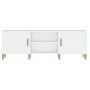 White plywood TV cabinet 150x30x50 cm by vidaXL, TV Furniture - Ref: Foro24-812618, Price: 114,36 €, Discount: %