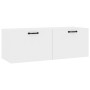 Glossy white plywood wall cabinet 100x36.5x35 cm by vidaXL, Lockers and storage cabinets - Ref: Foro24-812957, Price: 56,40 €...