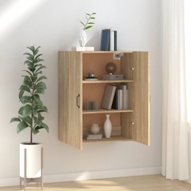 Sonoma Eiche Parkett Hängeschrank 69,5x34x90cm von vidaXL, Schließfächer und Lagerschränke - Ref: Foro24-812270, Preis: 83,99...