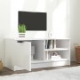 Glossy white plywood TV cabinet 80x35x36.5cm by vidaXL, TV Furniture - Ref: Foro24-811478, Price: 68,05 €, Discount: %