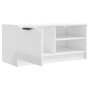 Glossy white plywood TV cabinet 80x35x36.5cm by vidaXL, TV Furniture - Ref: Foro24-811478, Price: 68,05 €, Discount: %