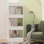 Glossy white engineered wood shelf/divider 40x30x103 cm by vidaXL, Bookcases and shelves - Ref: Foro24-811616, Price: 48,11 €...