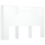 Mueble cabecero blanco 160x19x103,5 cm de vidaXL, Cabeceros y pies de cama - Ref: Foro24-811871, Precio: 68,50 €, Descuento: %