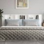 White headboard furniture 220x18.5x104.5 cm by vidaXL, Headboards and footboards - Ref: Foro24-811961, Price: 77,94 €, Discou...