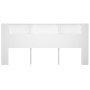 White headboard furniture 220x18.5x104.5 cm by vidaXL, Headboards and footboards - Ref: Foro24-811961, Price: 77,94 €, Discou...