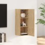 Sonoma oak engineered wood hanging cabinet 35x34x90 cm by vidaXL, Lockers and storage cabinets - Ref: Foro24-812477, Price: 4...