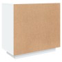 Aparador de madera contrachapada blanco 80x40x75 cm de vidaXL, Aparadores - Ref: Foro24-811817, Precio: 86,78 €, Descuento: %