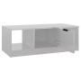 High gloss white engineered wood coffee table 102x50x36 cm by vidaXL, Coffee table - Ref: Foro24-811355, Price: 57,73 €, Disc...