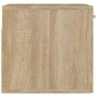 Sonoma oak engineered wood wall cabinet 80x35x36.5 cm by vidaXL, Shelves and shelves - Ref: Foro24-812927, Price: 54,46 €, Di...